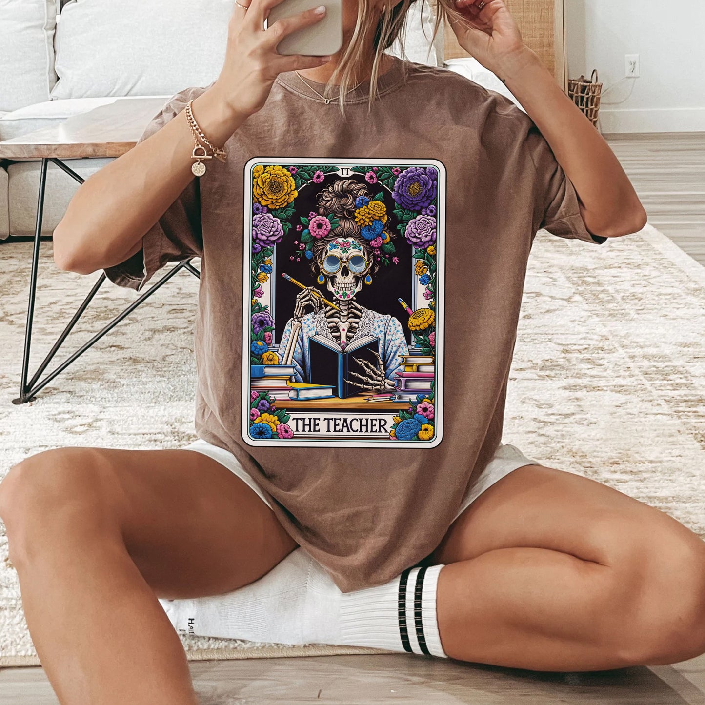 The Teacher Tarot Card Shirt