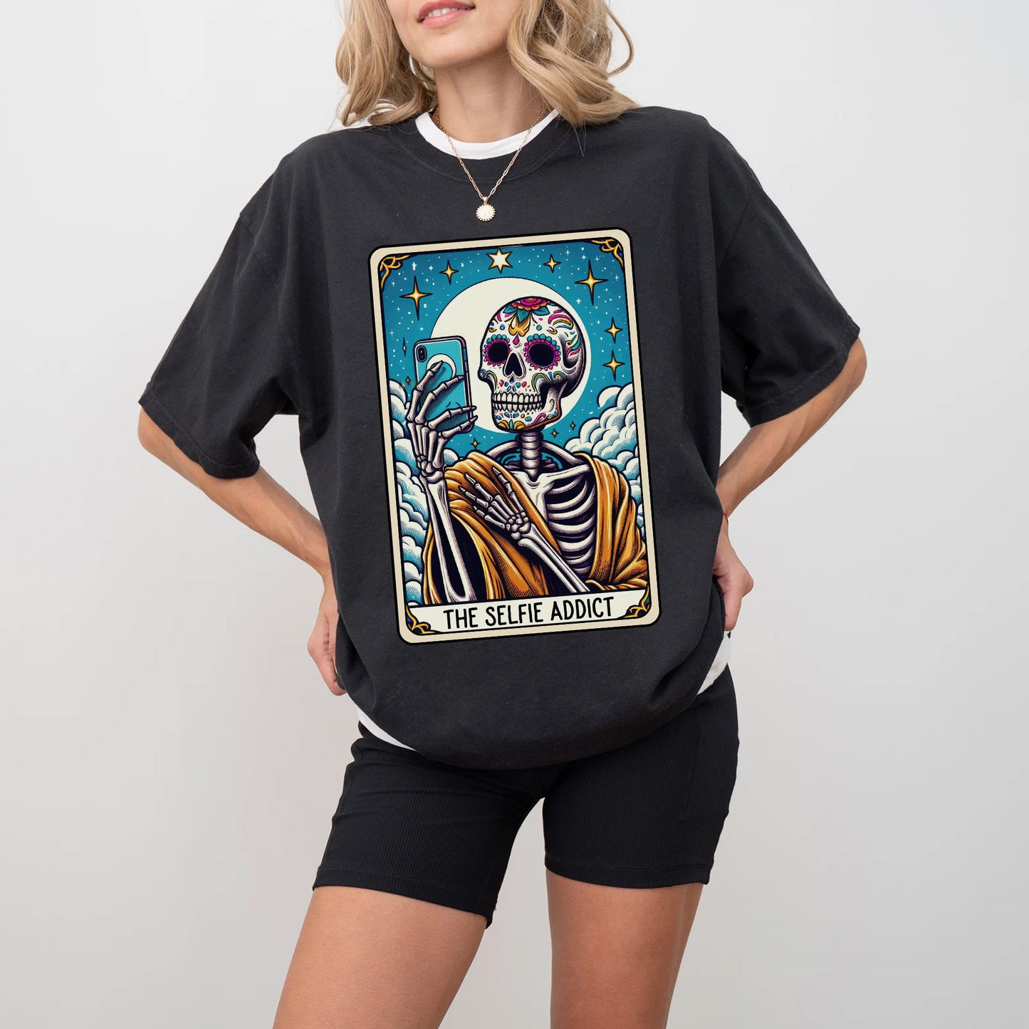 The Selfie Addict Tarot Card Shirt