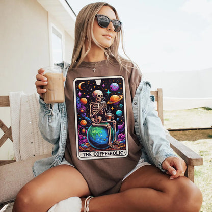 The Coffeeholic Tarot Card Shirt