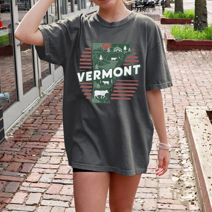 Vermont State Vintage Shirt