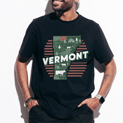 Vermont State Vintage Shirt