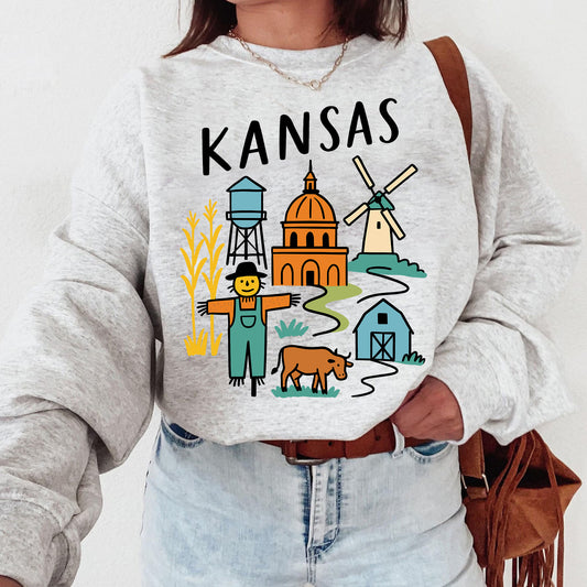 Kansas Sunflower State Sweatshirt