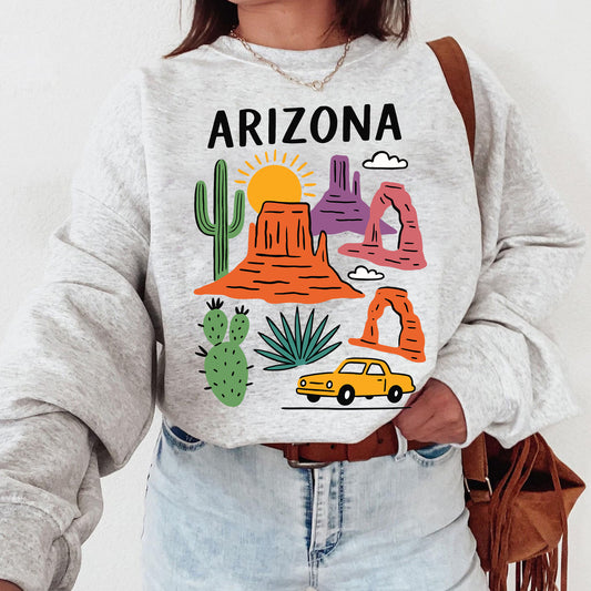 Arizona Desert Road Trip Sweatshirt