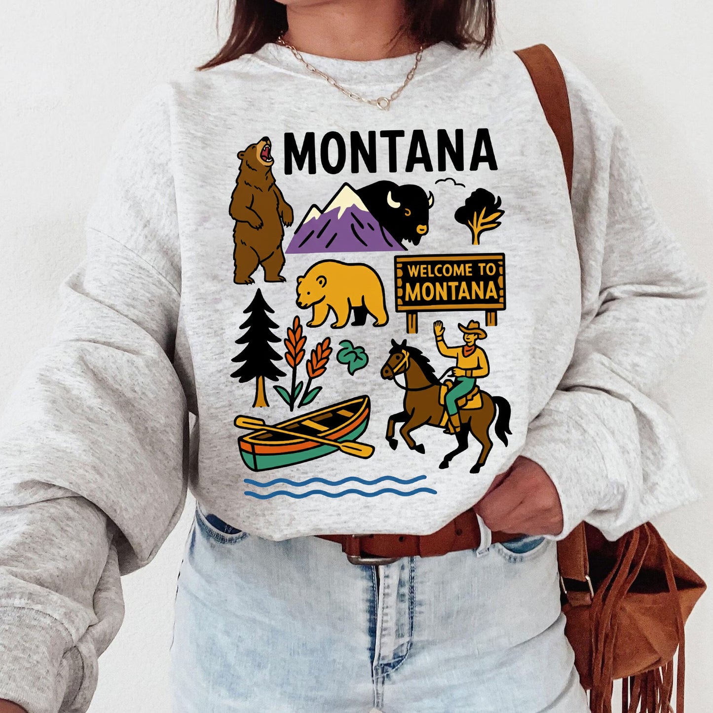 Montana State Retro Sweatshirt