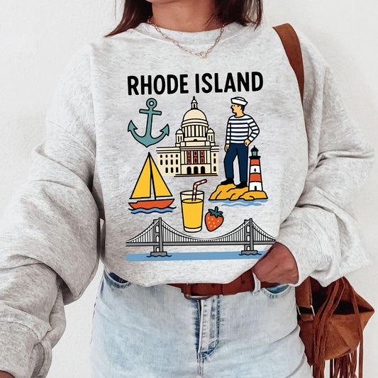 Rhode Island Ocean State Sweatshirt