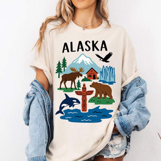 Alaska Nature and Wildlife Adventure Tee
