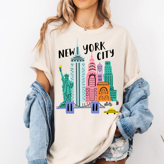 New York City Skyline Graphic Tee