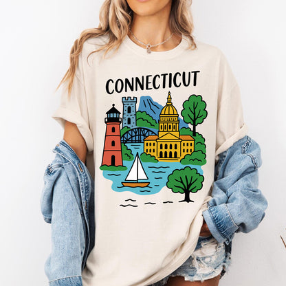 Connecticut Retro Graphic Tee