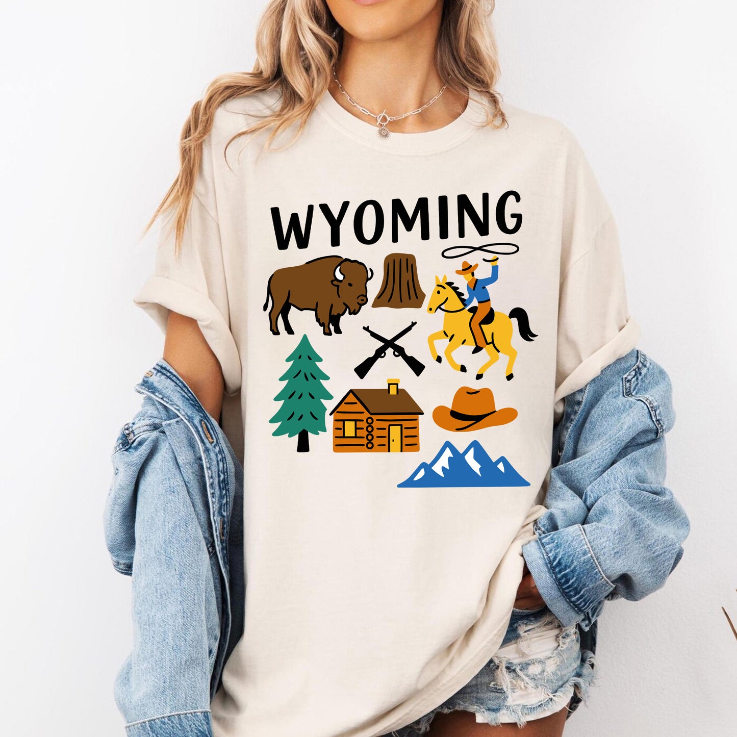 Wyoming Equality State Retro Tee