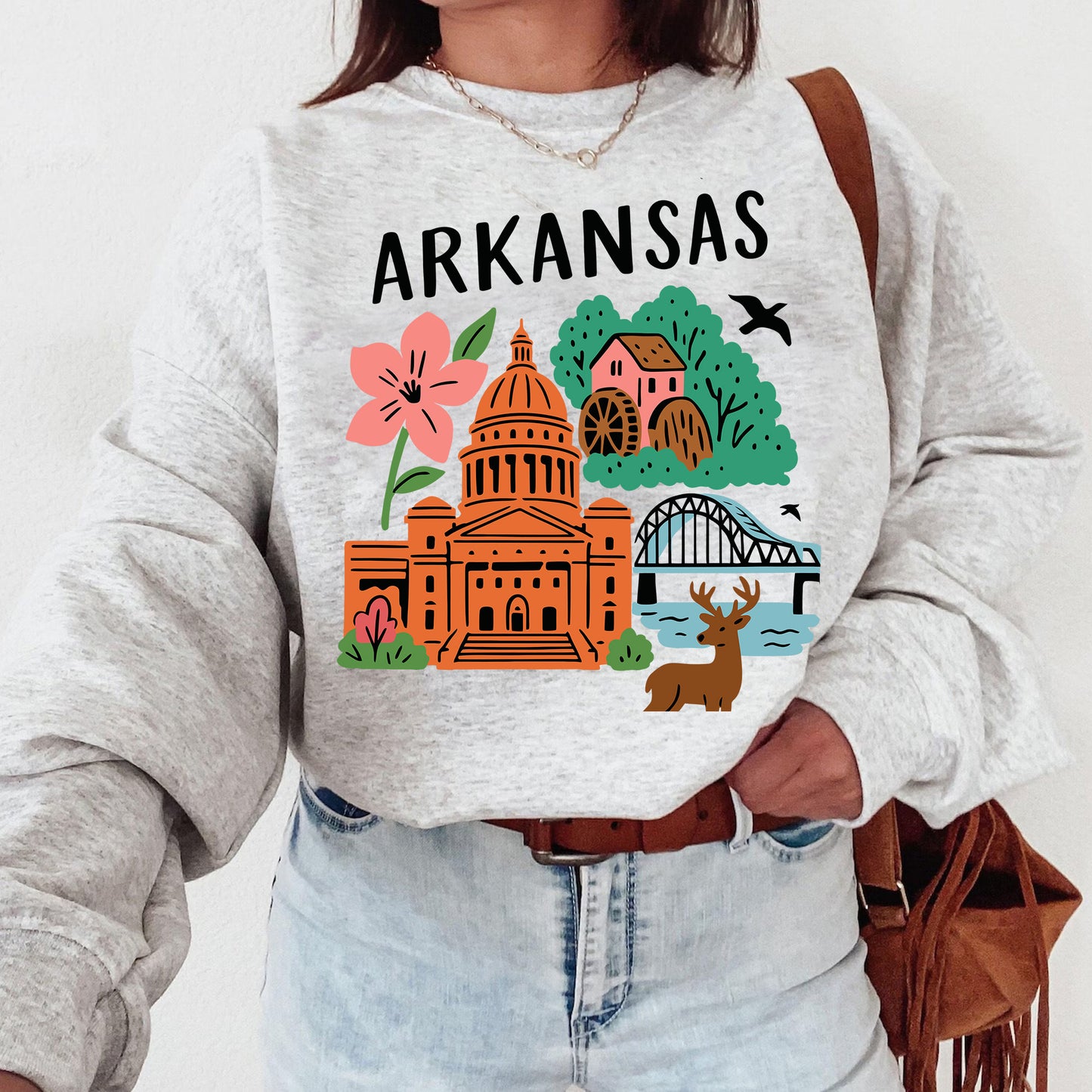Arkansas State Landmarks Sweatshirt