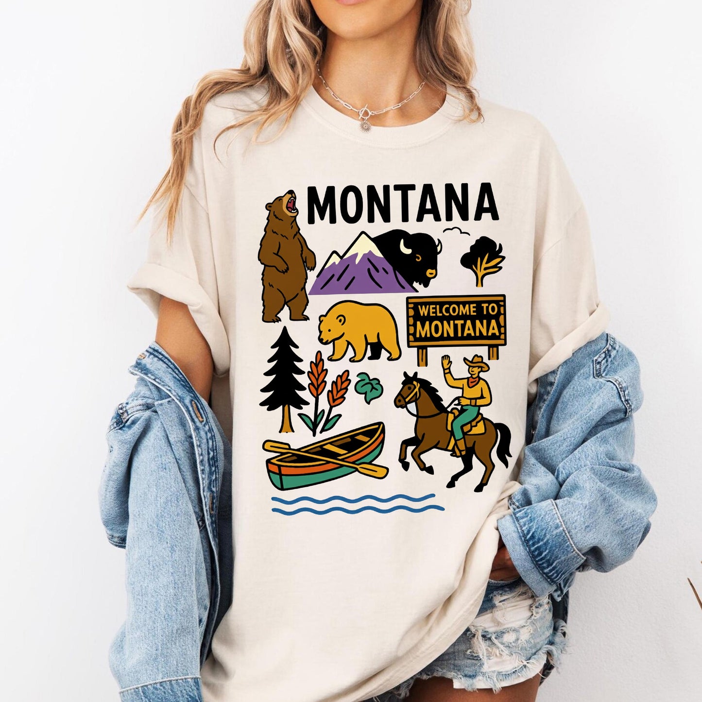 Montana State Retro Graphic Tee