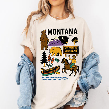 Montana State Retro Graphic Tee