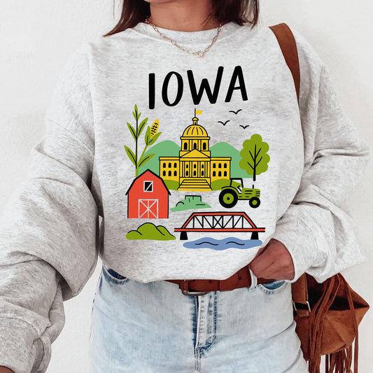 Iowa Heart of the Heartland Sweatshirt