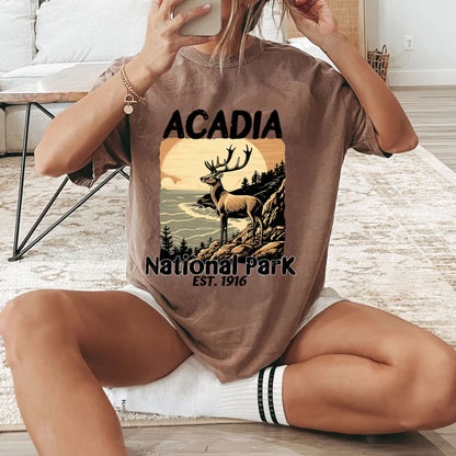 Acadia National Park Vintage Shirt