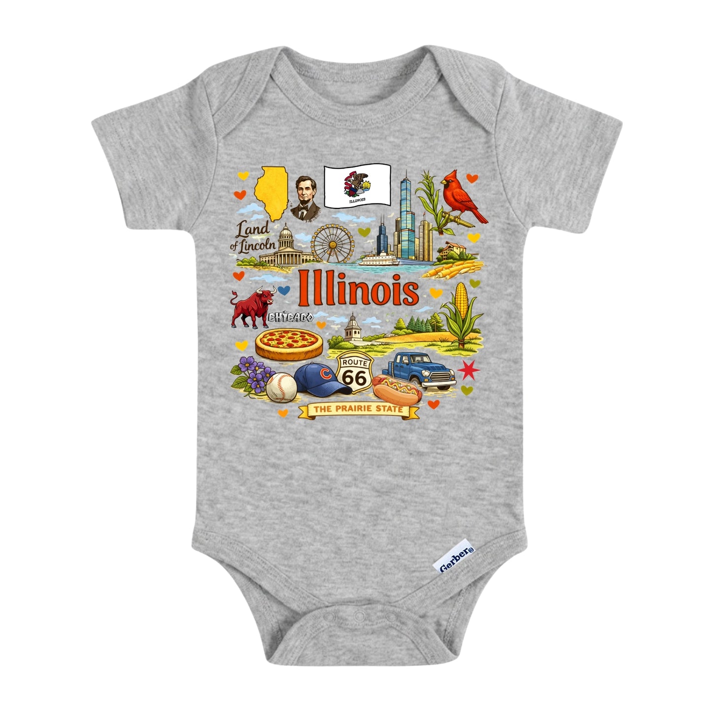 Illinois The Prairie State Baby ONESIE®