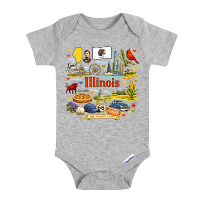Illinois The Prairie State Baby ONESIE®