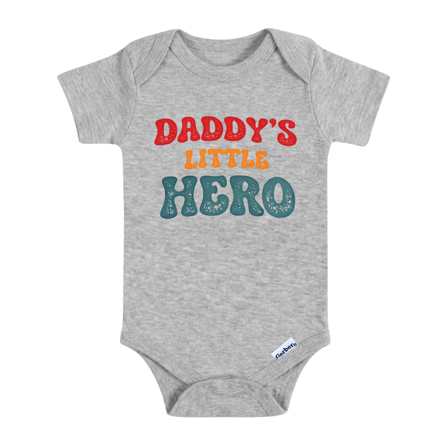 Daddy’s Little Hero Baby ONESIE ®, Baby Bodysuit for Boys Girls