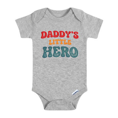 Daddy’s Little Hero Baby ONESIE ®, Baby Bodysuit for Boys Girls