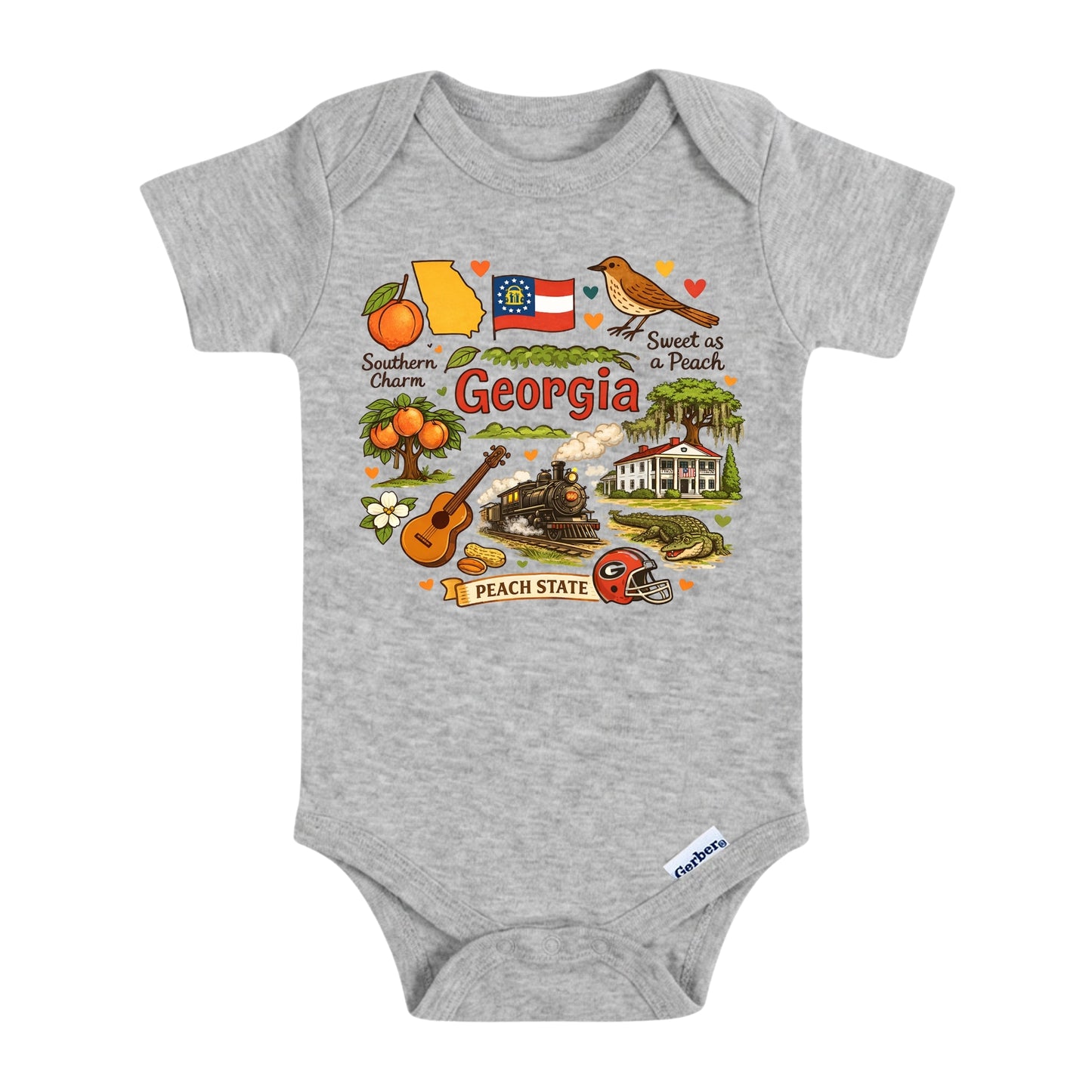 Georgia Peach State Baby ONESIE®