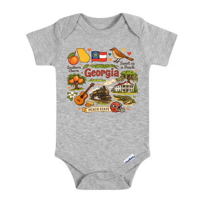 Georgia Peach State Baby ONESIE®