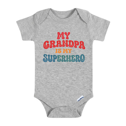 My Grandpa Is My Superhero ONESIE ®, Baby Bodysuit for Boys Girls