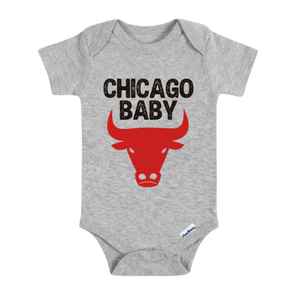 Chicago Baby ONESIE ® - Baby Bodysuit for Boys Girls, Chicago Newborn Gifts
