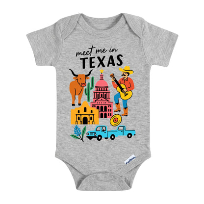 Texas Baby Onesie® - Texas Kids Vacation T-Shirt
