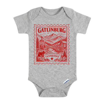 Gatlinburg Tennessee Baby Vintage Postage Stamp ONESIE®