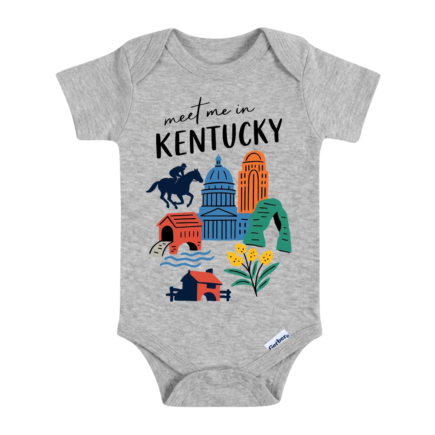 Kentucky Baby Onesie® - Kids Vacation T-Shirt
