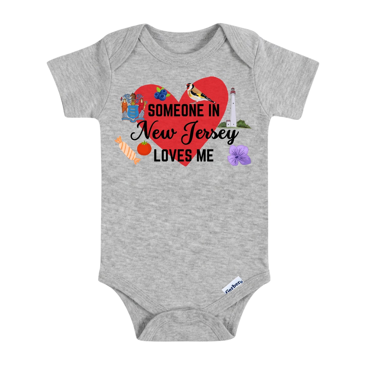 Someone in New Jersey Loves Me Baby ONESIE®