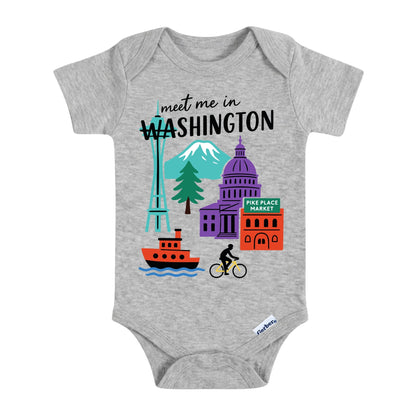 Washington Baby Onesie® - Kids Vacation T-Shirt
