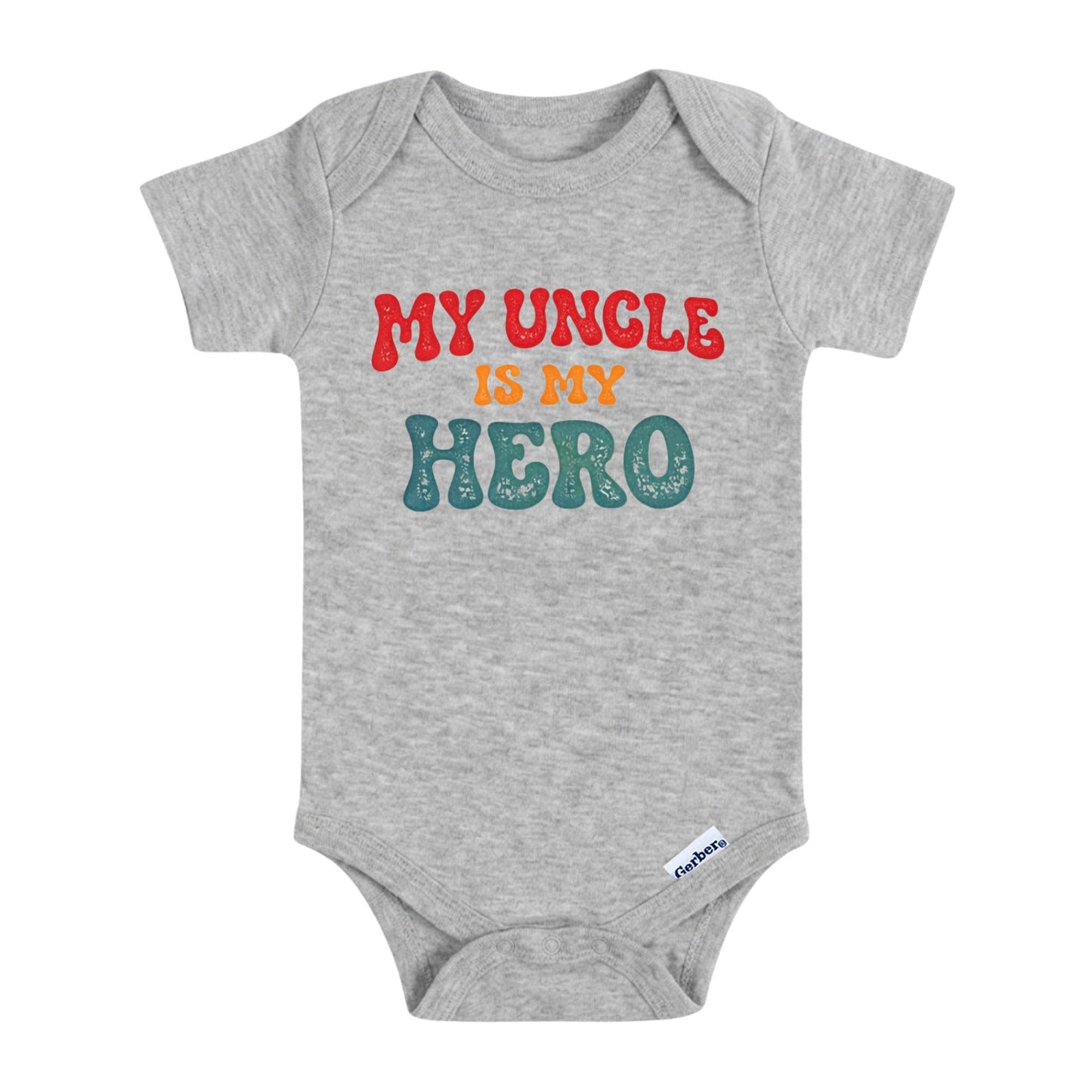 My Uncle Is My Hero ONESIE ®, Baby Bodysuit for Boys Girls