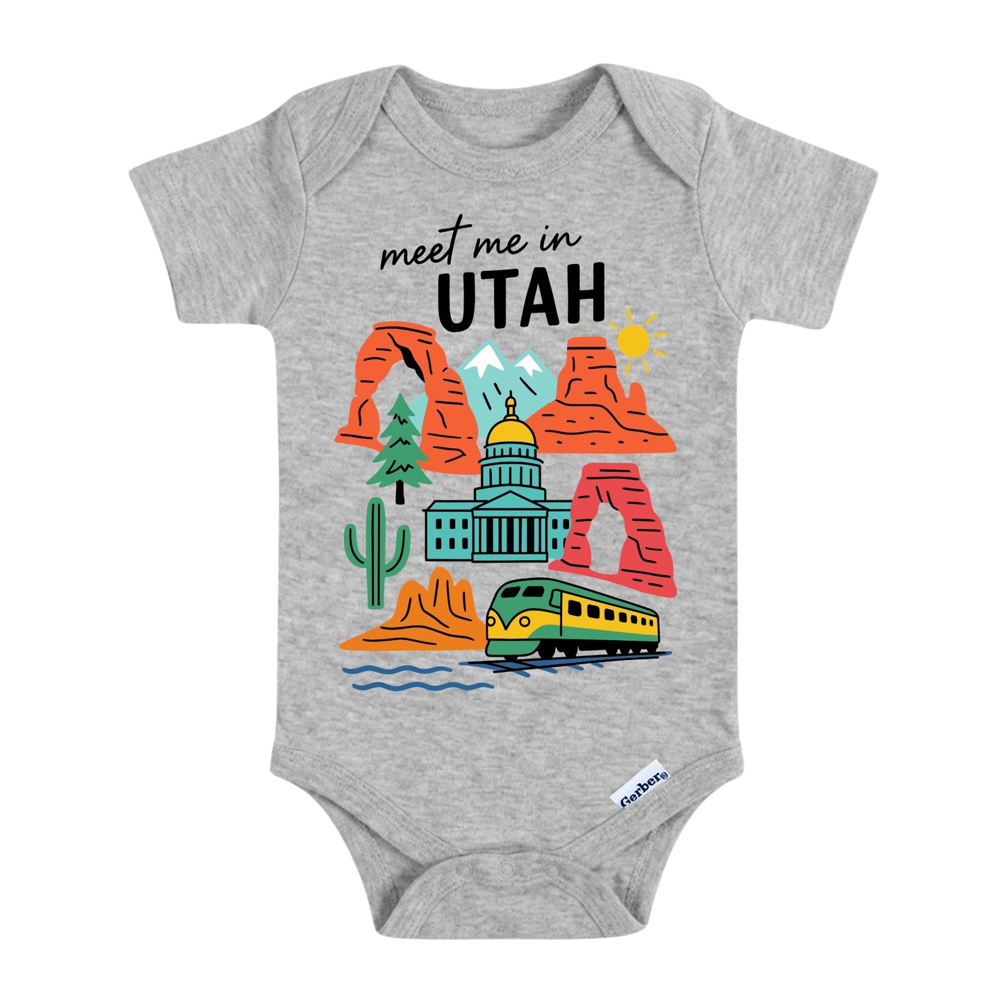 Utah Baby Onesie® - Kids Vacation T-Shirt