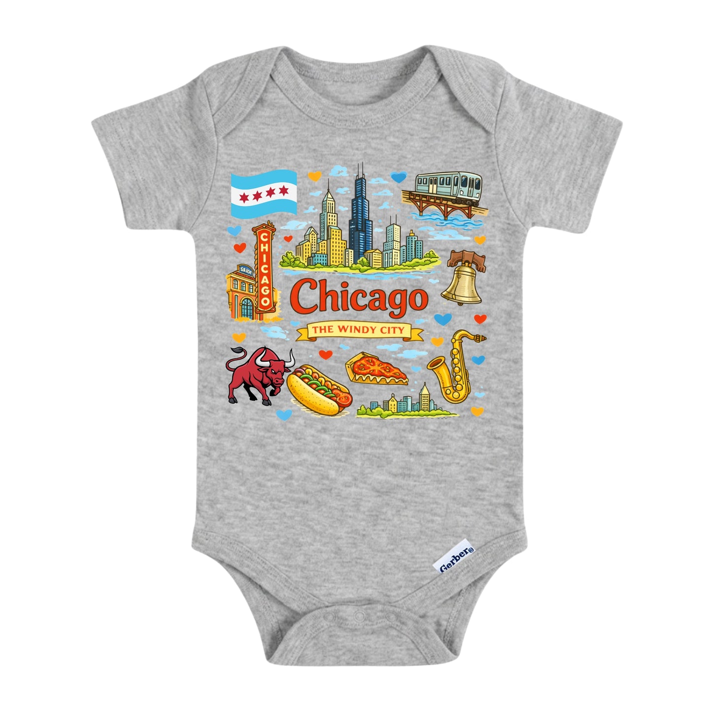 Chicago The Windy City Baby ONESIE®