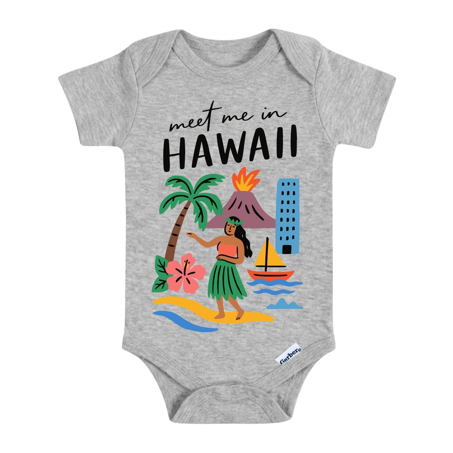 Hawaii Baby Onesie® - Kids Vacation T-Shirt