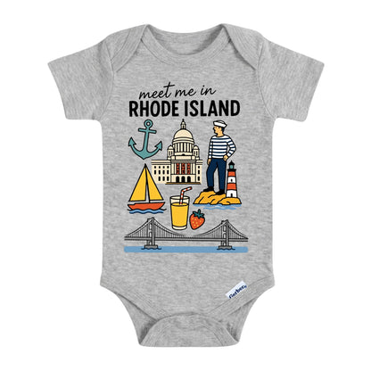Rhode Island Baby Onesie® - Kids Vacation T-Shirt