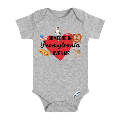 Someone in Pennsylvania Loves Me Baby ONESIE®