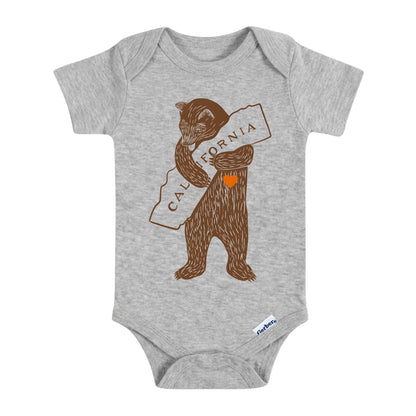 California Bear Baby Onesie ® – California Baby Bodysuit for Boys and Girls