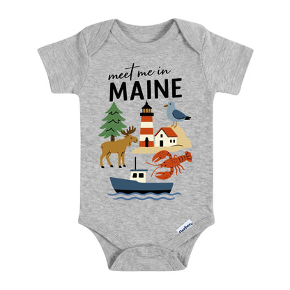 Maine Baby Onesie® - Kids Vacation T-Shirt