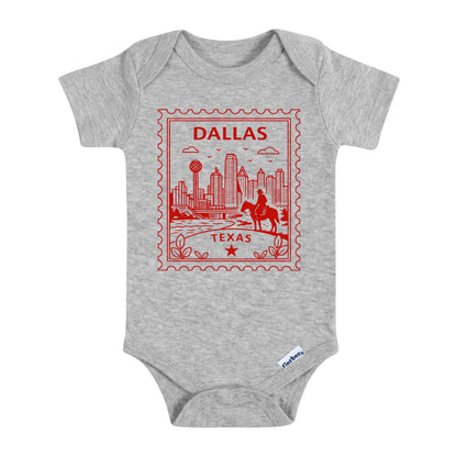 Dallas Texas Baby Vintage Postage Stamp ONESIE®