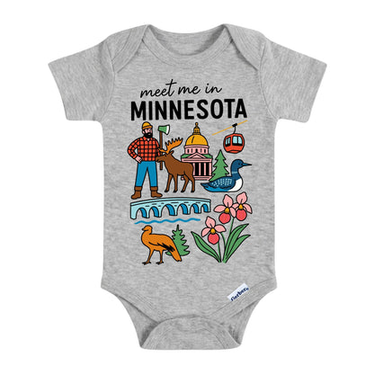Minnesota Baby Onesie® - Kids Vacation T-Shirt