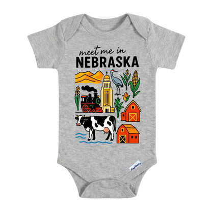 Nebraska Baby Onesie® - Kids Vacation T-Shirt