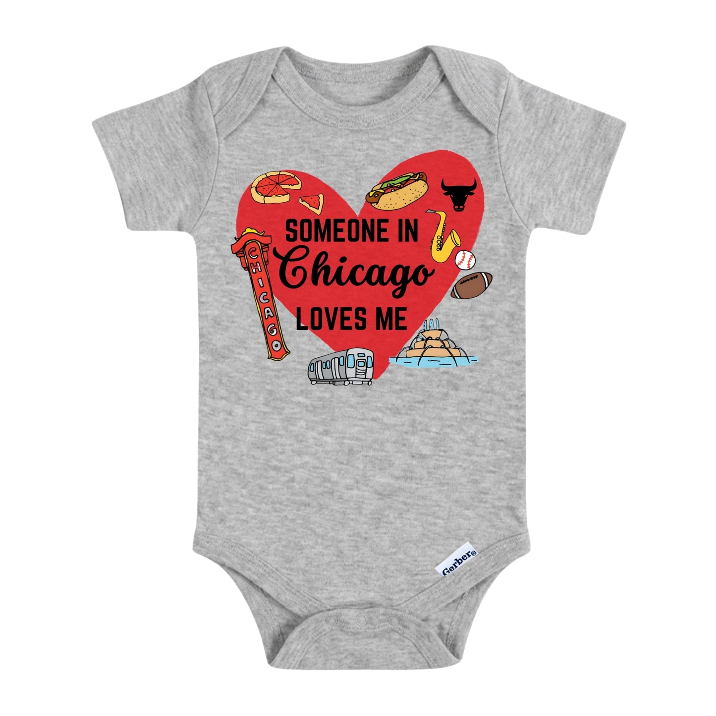 Someone in Chicago Loves Me Baby ONESIE®