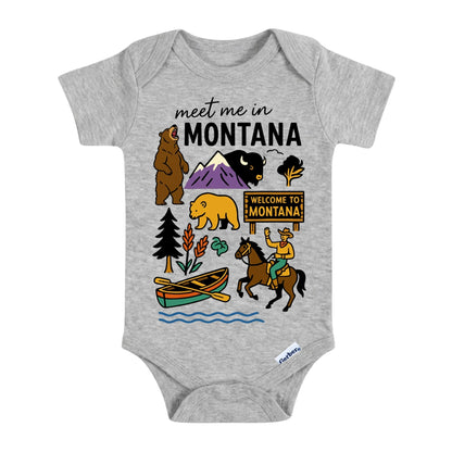 Montana Baby Onesie® - Kids Vacation T-Shirt