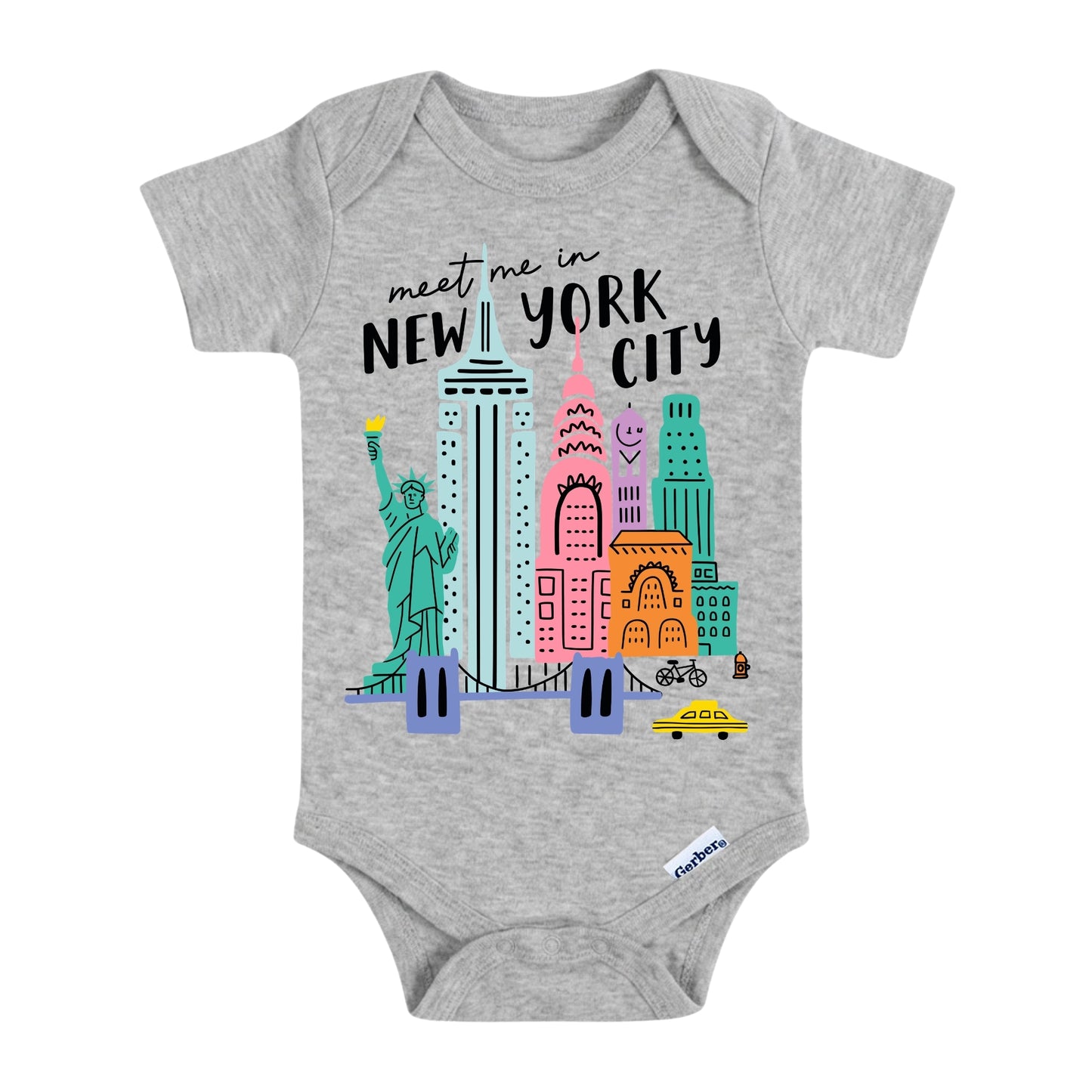 New York City Baby Onesie® - Kids Vacation T-Shirt
