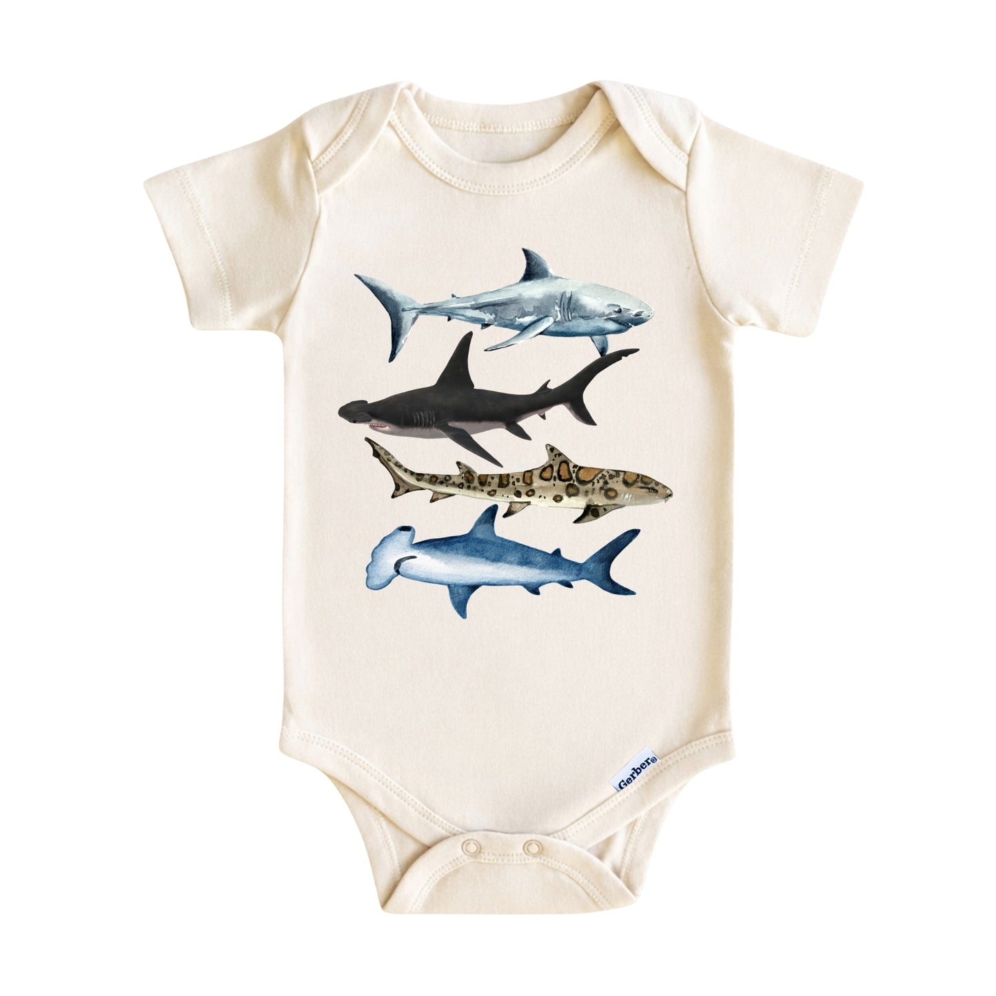Shark Species Ocean Life Baby ONESIE®