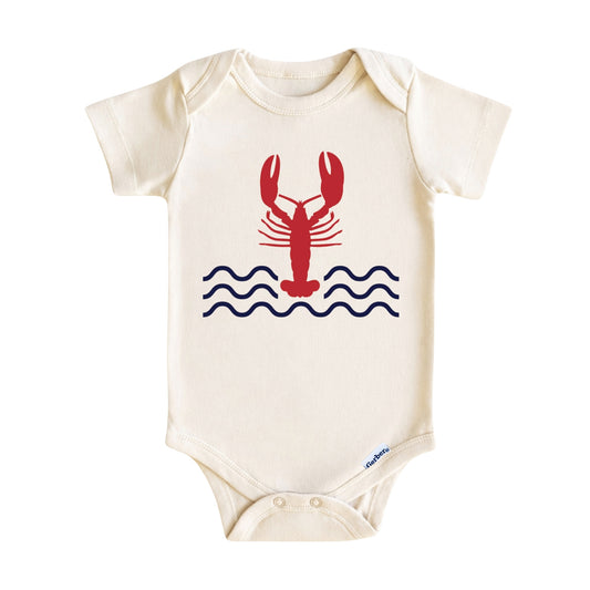 Minimalist Lobster Baby ONESIE®