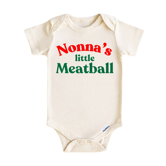 Nonna's Little Meatball - Italian Baby ONESIE®