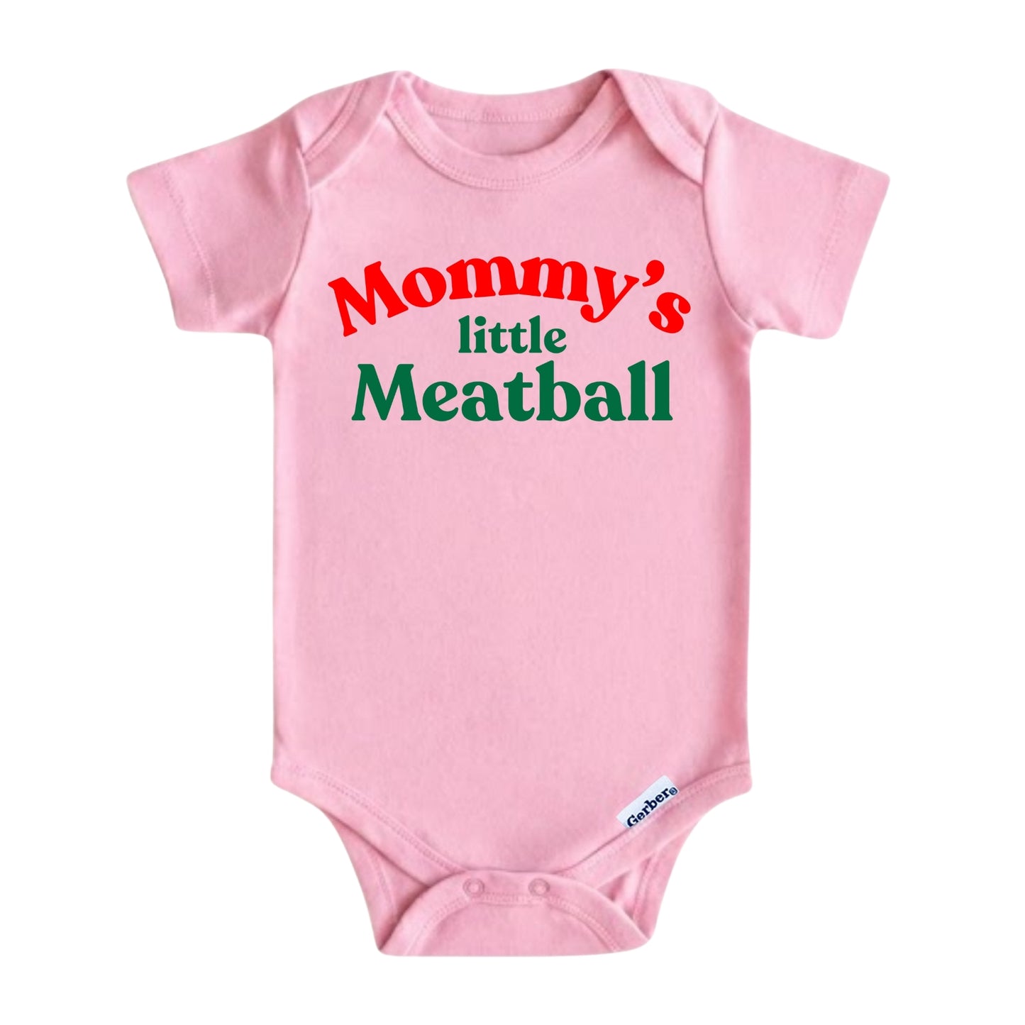 Mommy’s Little Meatball Baby Onesie ® – Italian Baby Bodysuit for Boys and Girls