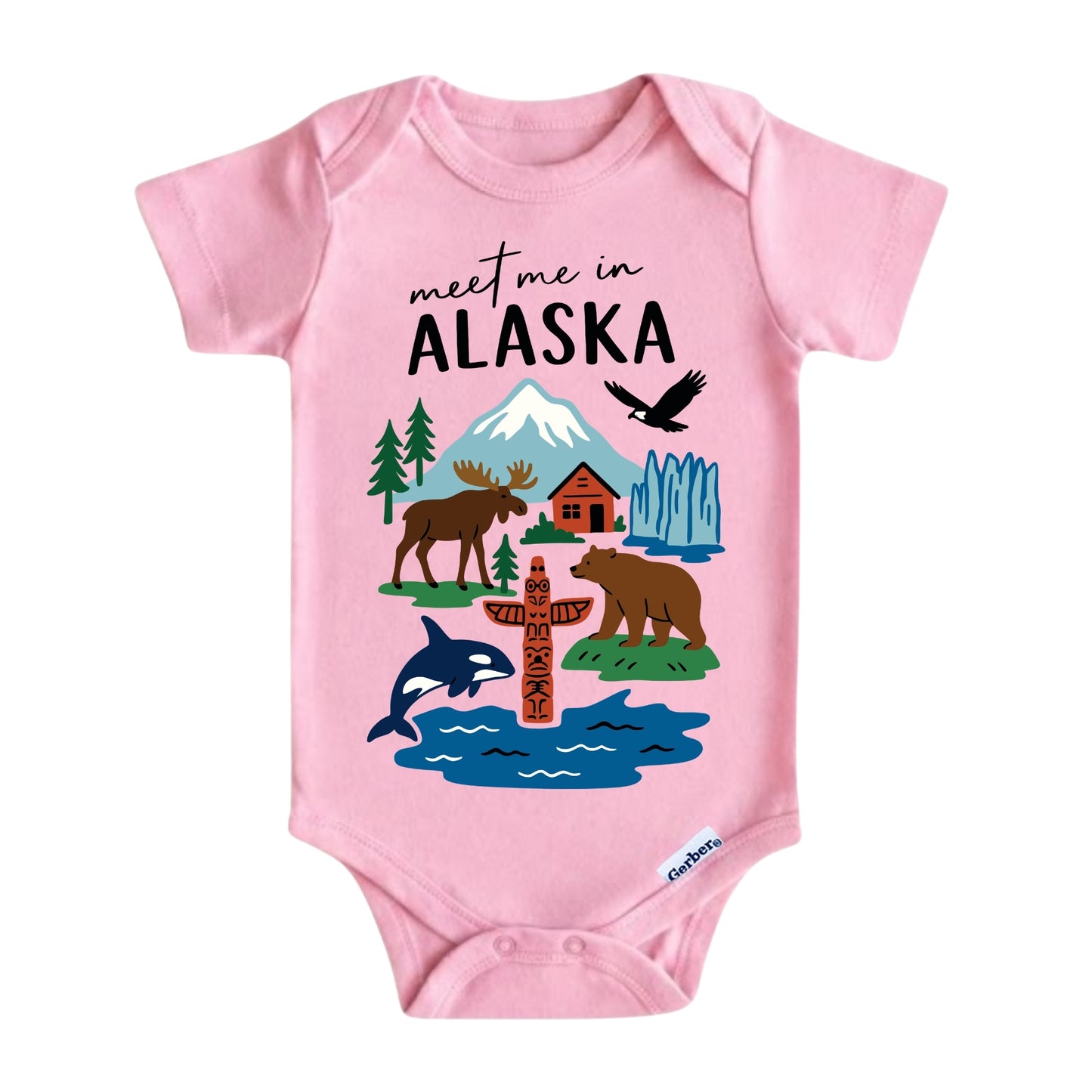 Alaska Baby Onesie® - Kids Vacation T-Shirt